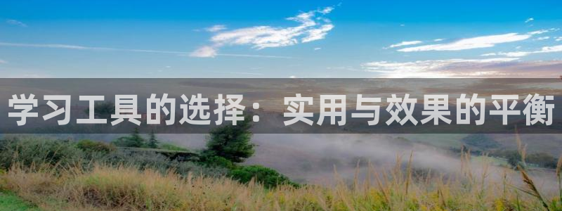 天顺娱乐瘸：学习工具的选择：实用与效果的